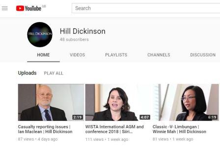 Hill Dickinson Enhances Knowledge Provision With Video Blogs